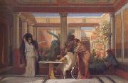 Gustave Boulanger,The Rehearsal in the House of the Tragic Poet (mk23) Alma-Tadema, Sir Lawrence